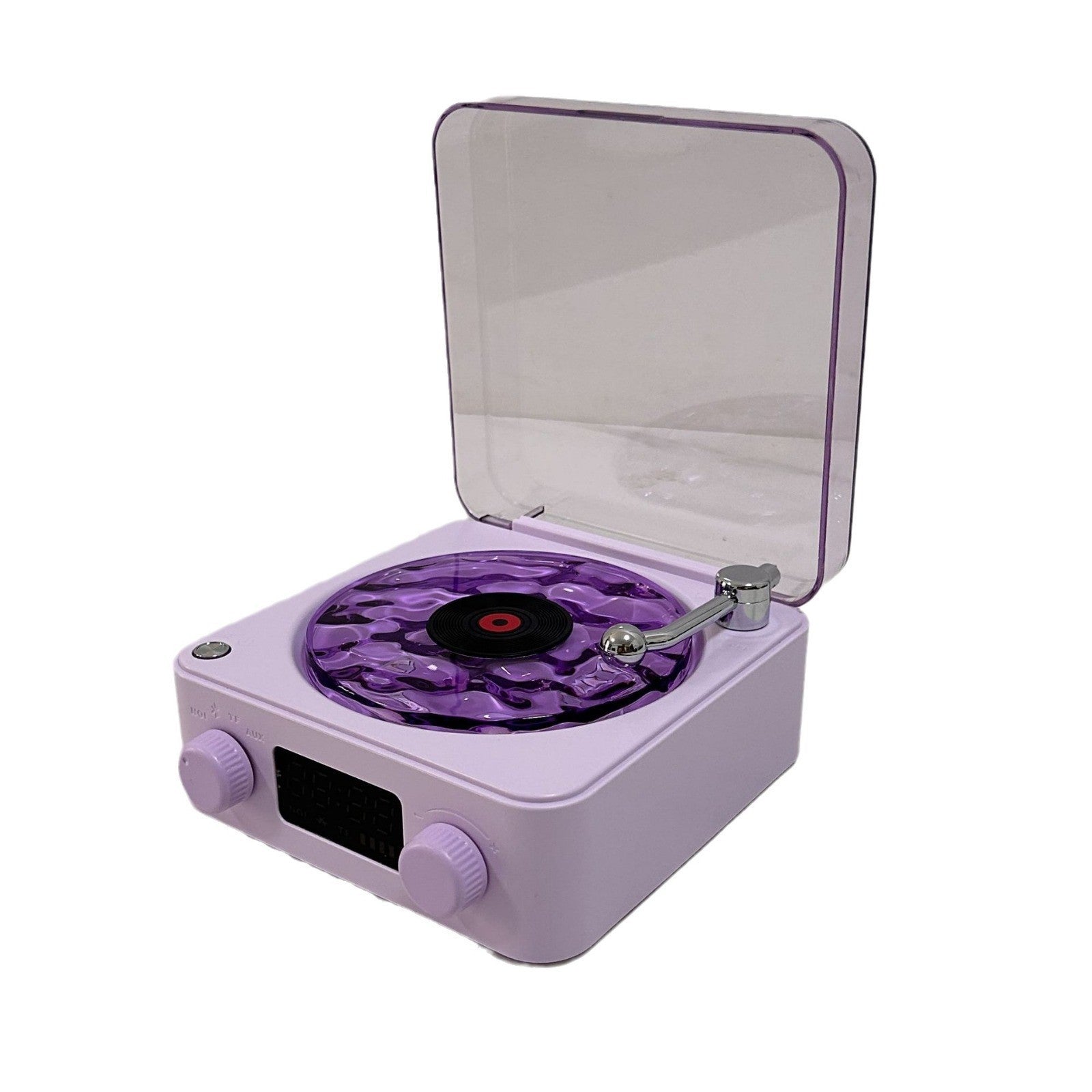 Mini Tocadiscos Relajante 🎶 – Luz + Sonido + Ambiente en Uno